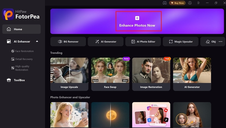 start enhancing pdf in fotorpea