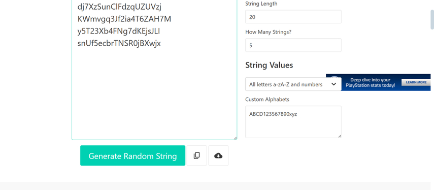 string random generator
