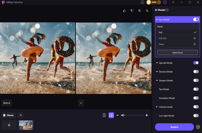 tap on the preview icon
