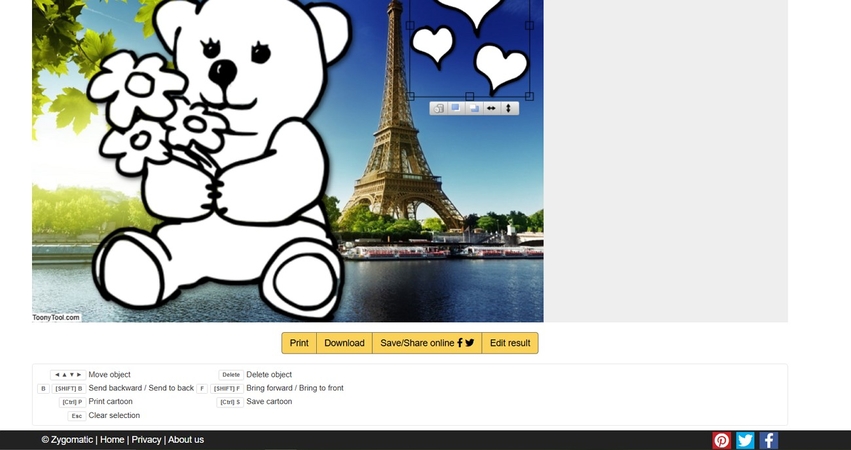 cartoon maker online tool toony