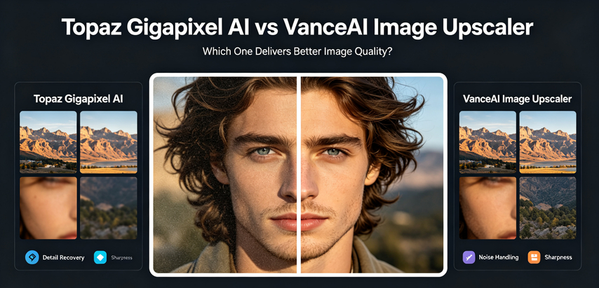 Topaz Gigapixel AI vs VanceAI
