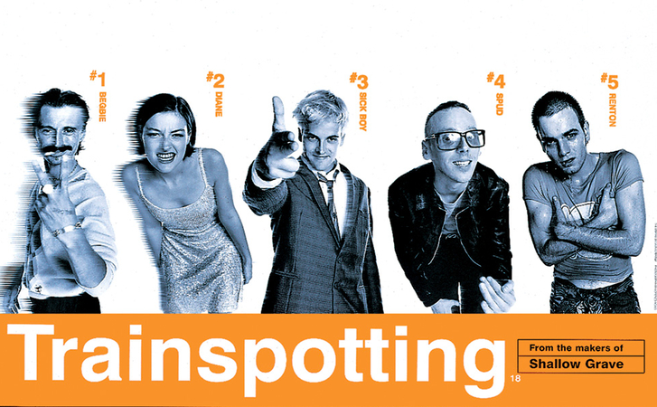 trainspotting iconic film posters