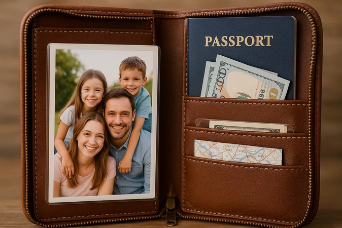 wallet prints travel wallets