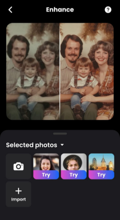 UpFoto - تطبيق تحسين الذكاء الاصطناعي