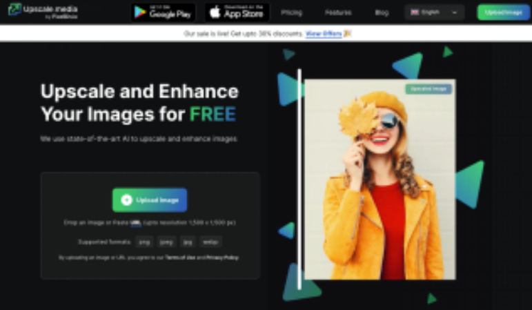 upscale media ai image upscaler