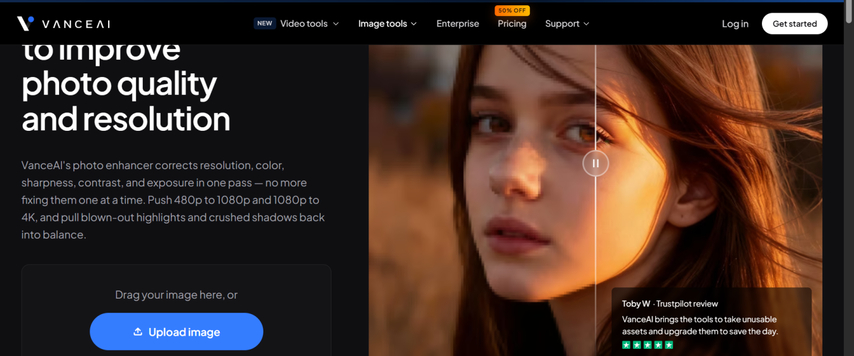 vanceai online ai photo enhancement