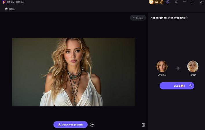 vidqu.ai face swap