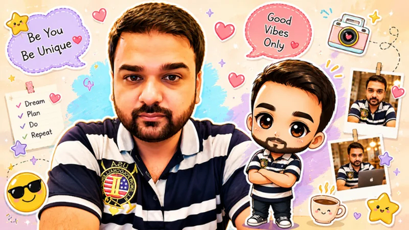 colorful viral chibi collage edit