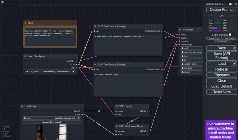 comfyui ai model full pipeline visbility