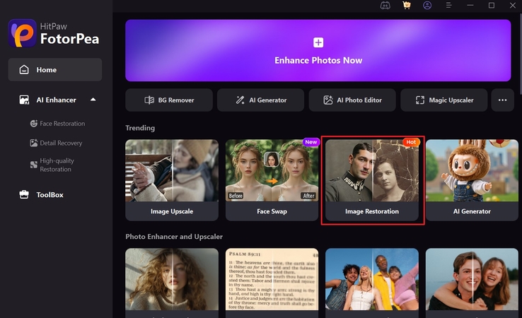 hitpaw fotorpea استعادة صورة جيمي ستيوارت