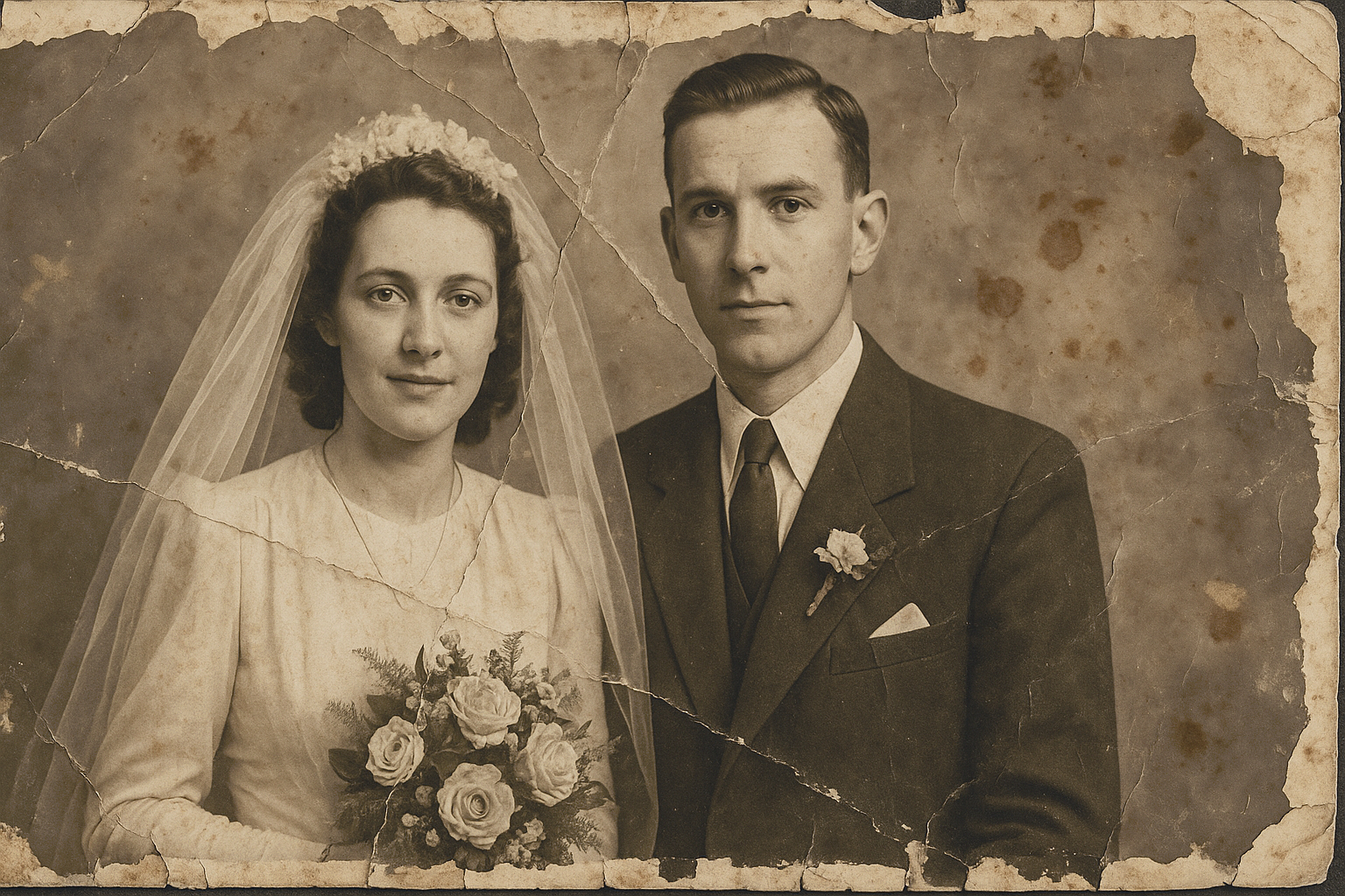 old wedding photo