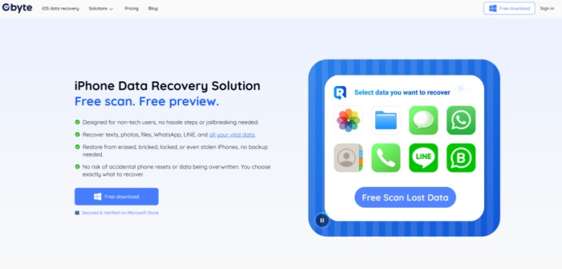 استخدام أداة خارجية لاستعادة البيانات