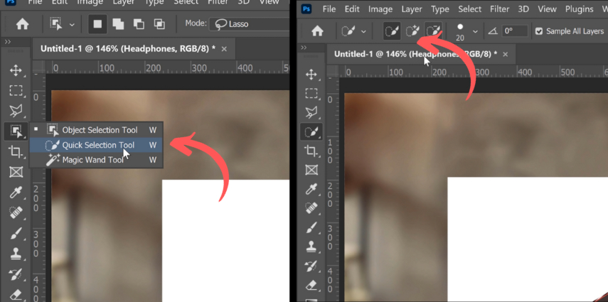 在 Photoshop 中新增背景