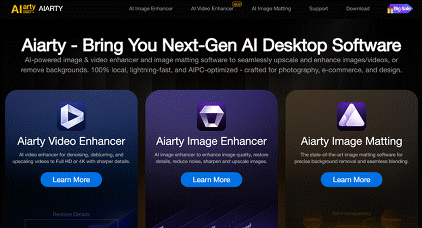aiarty ai image enhancer for 32k upscaling