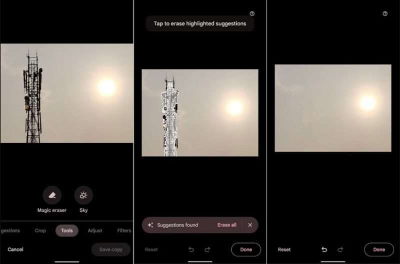 remover objetos das imagens