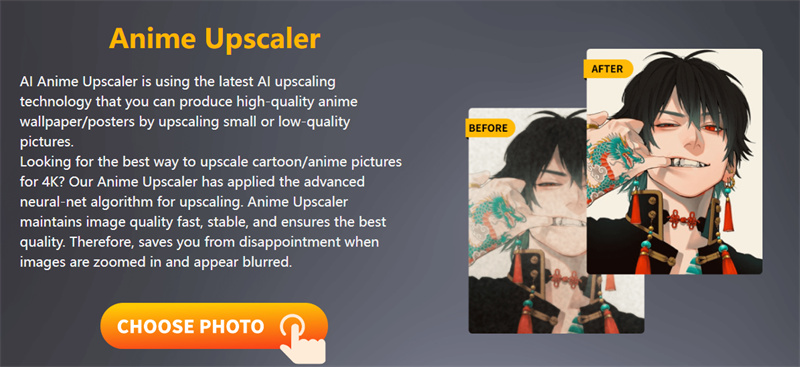 Upscale your image with AI Image Enlarger  Anime Art Your image