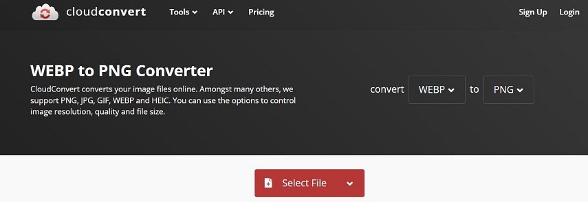 How To Convert WEBP To PNG - Online Image Converter 