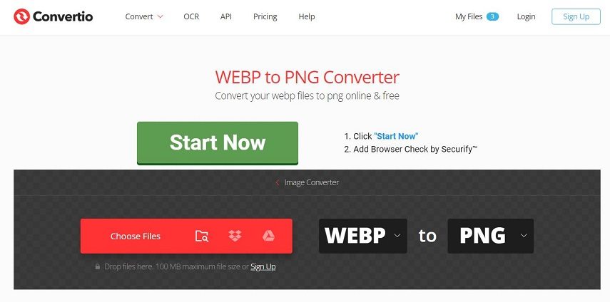 How To Convert WEBP To PNG - Online Image Converter 