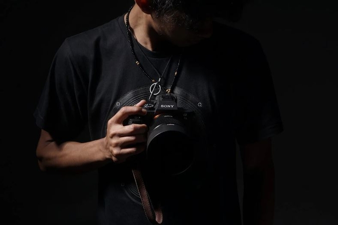 photographer with camera