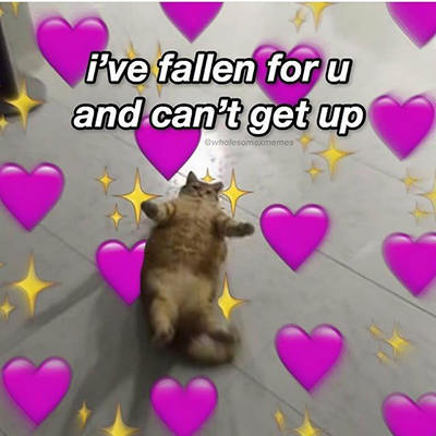Memes cute de amor Me he enamorado de ti y no puedo recuperarme