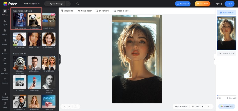 step to depixelate image online
