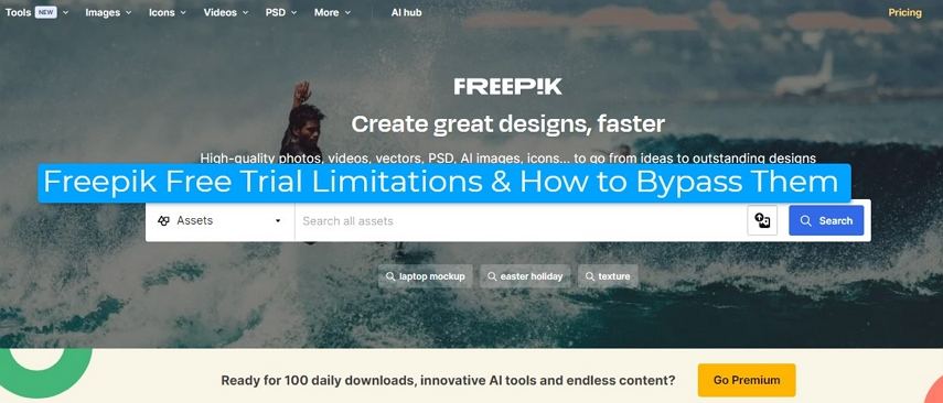 Freepik Free Trial Einschränkungen & Wie man sie umgehen