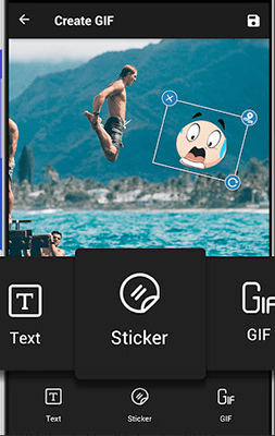how do you add text to a gif Kapwing