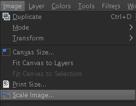 comment agrandir une image avec gimp
