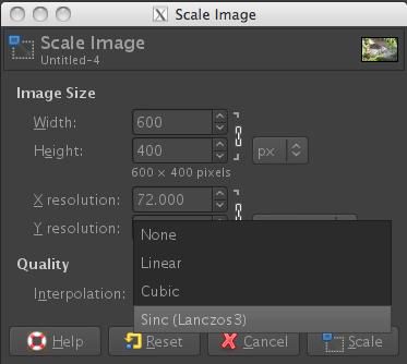 comment agrandir une image avec gimp