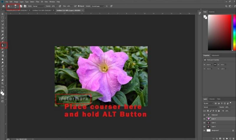 Wie man Wasserzeichen in Photoshop loswird