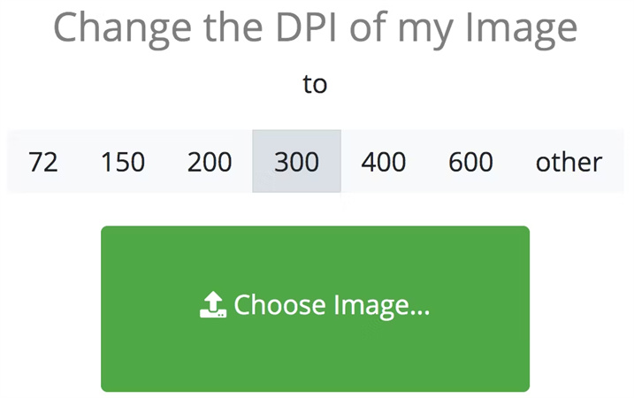 increasing image dpi