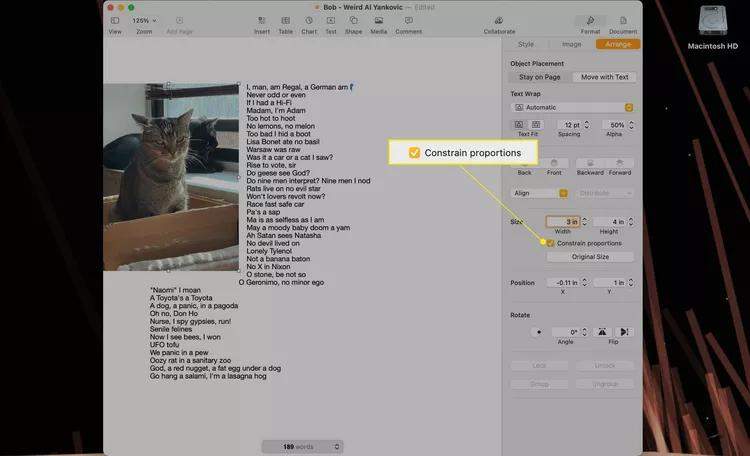 how to resize an image on a mac
