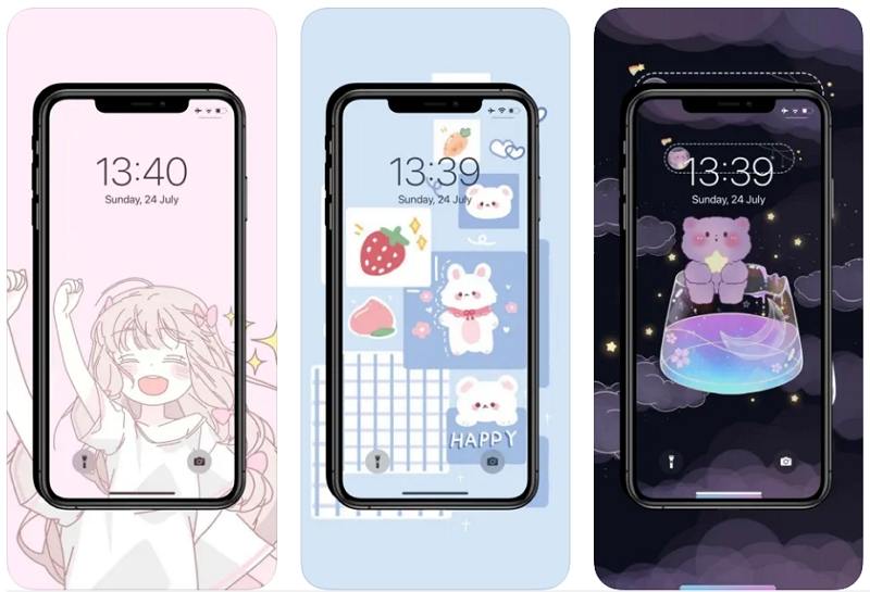 Papel de parede celular  Kawaii wallpaper, Anime wallpaper iphone