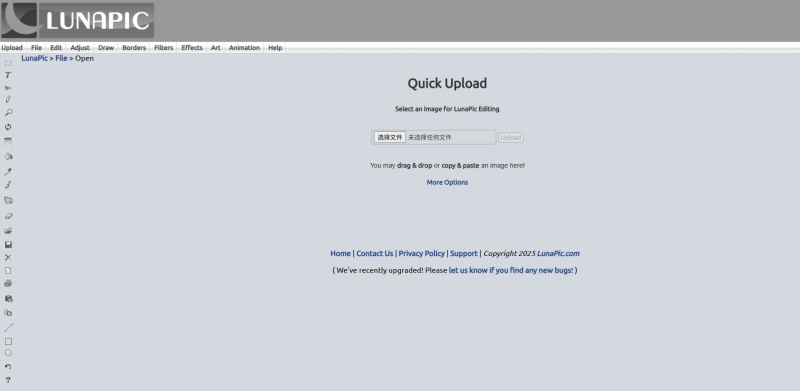 lunapics to depixelate images for free