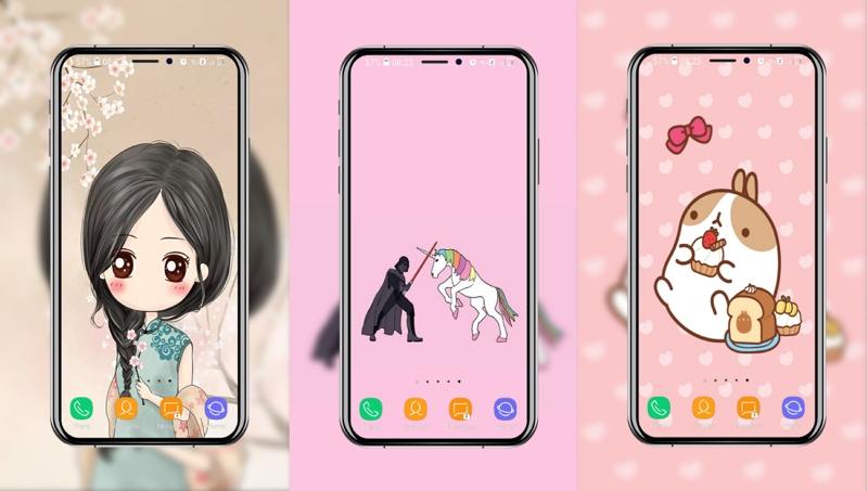 Cute kawaii kitty . Papeis de parede para iphone, Papeis de parede