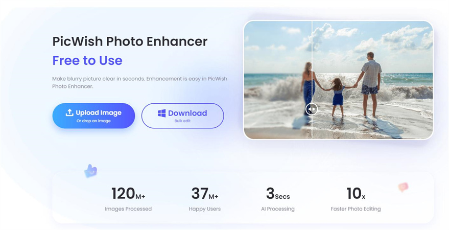 améliorateur d'image picwish