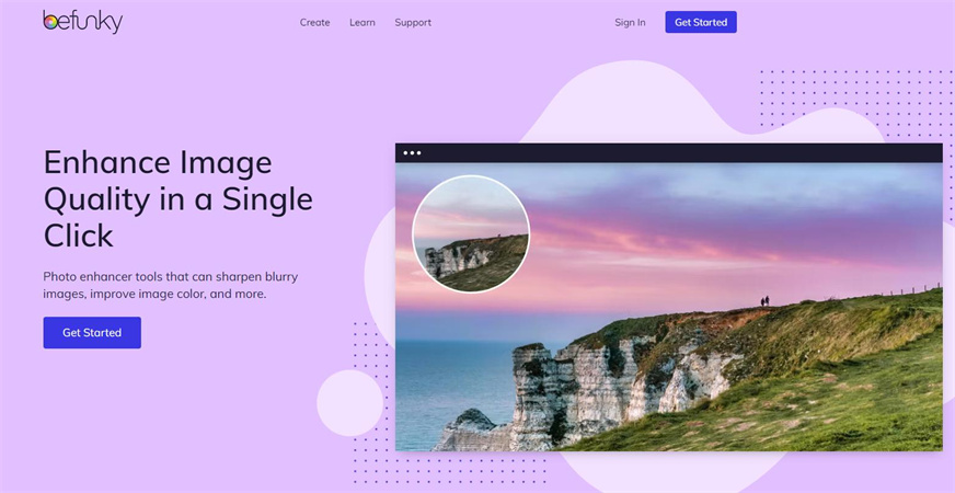 améliorateur d'image befunky