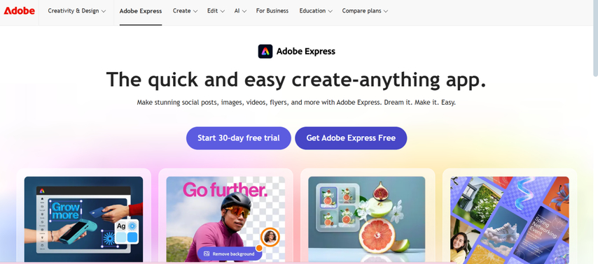 picwish alternatives adobe express