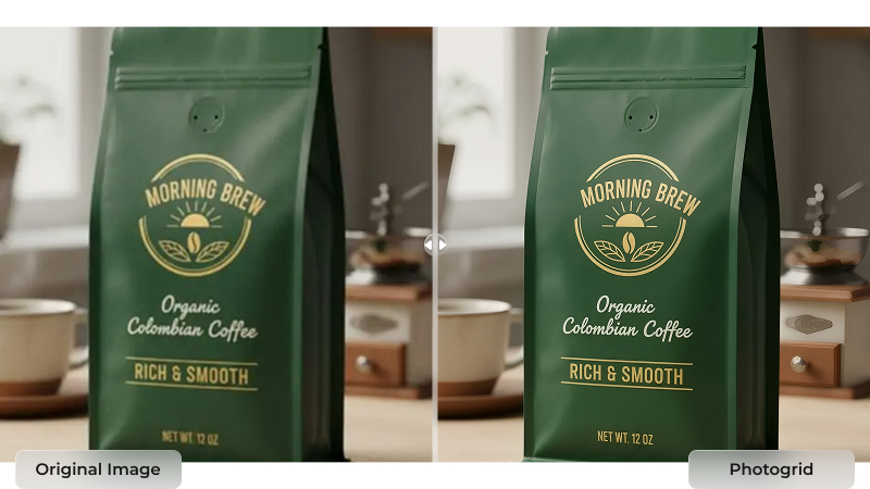 aprimorar produto com photogrid