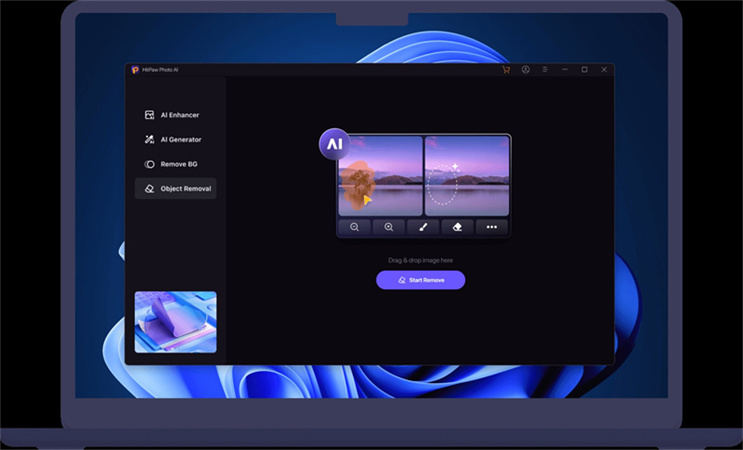 supprimer les objets indésirables des photos en ligne gratuitement