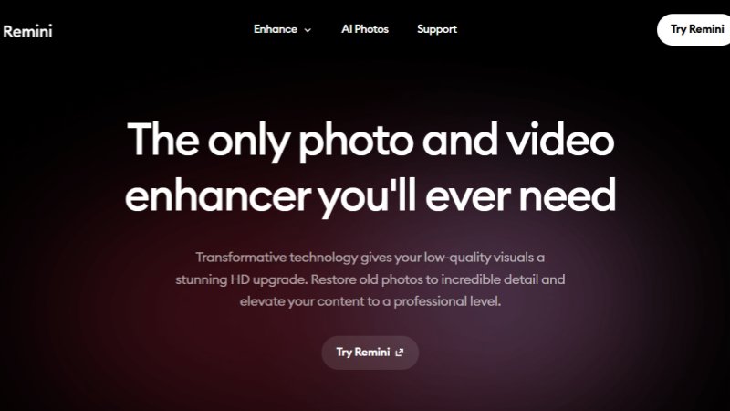 how to fix blurry image with remini