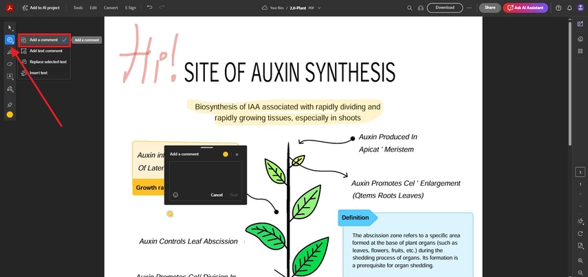 adobe acrobat online edit add comments