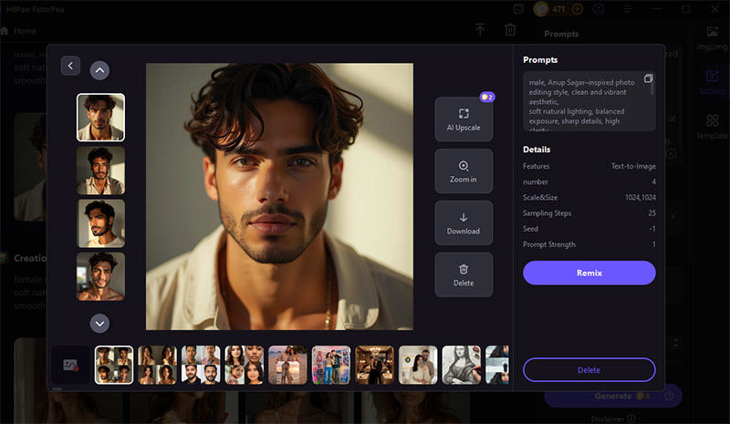preview anar sagar-insired ai photo