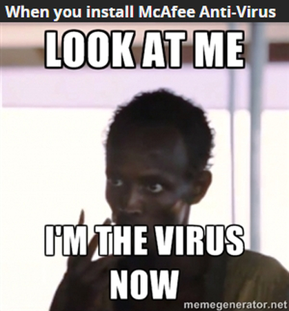look at me I am the virus now
