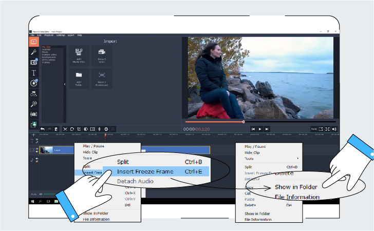 screenshot of moveavi interface