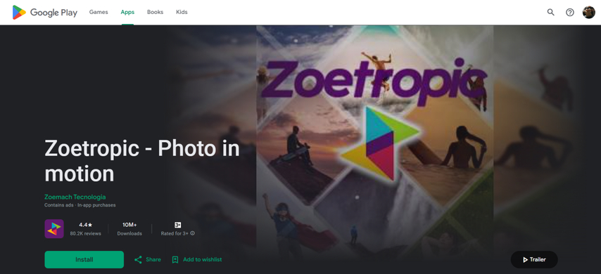 download zeotropic from google play store