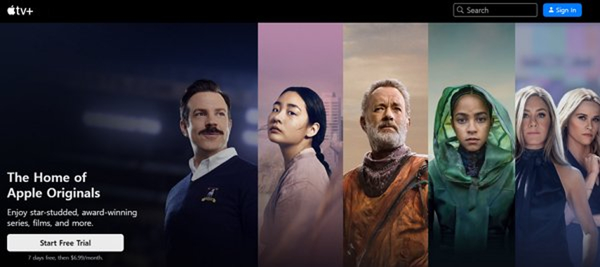 apple tv website