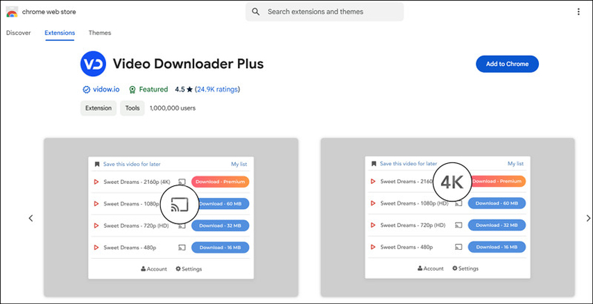 4k video downloader chrome