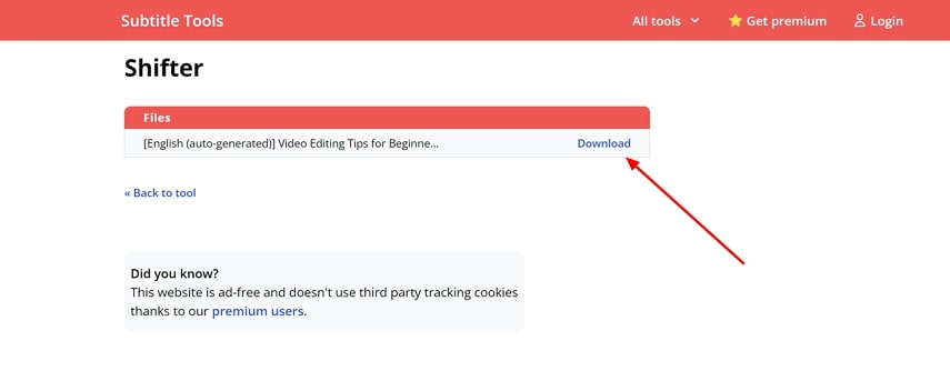 download subtitles from subtitle tools