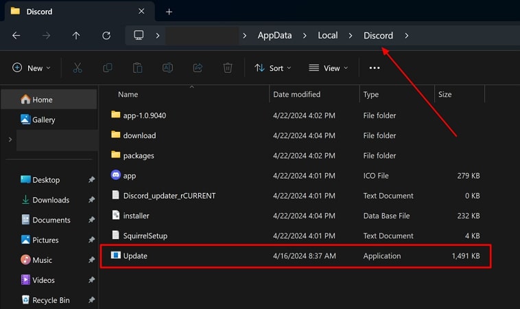 launch update discord app
